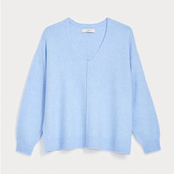 W&W ONCE LOFT Cozy V Neck Sweater - Picture 1 of 5